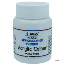 Load image into Gallery viewer, Premium Acrylic Colour 40ML Paint Ultra White