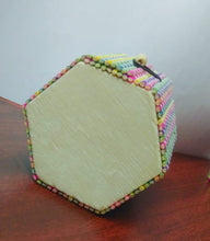 Load image into Gallery viewer, Wooden Bamboo Hexagon Shape Box for Home.