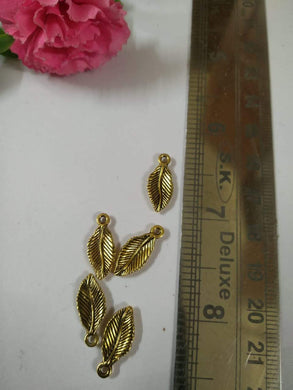 Antique Metal Leaf Gold Charms/pendant/jumka & Charms