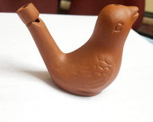 Load image into Gallery viewer, Terra Cotta Bird Water Whistle.