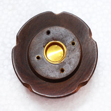 Load image into Gallery viewer, Wooden Dhoop Batti & Agar Batti Stand Small Size - Random Designs