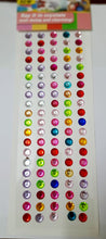 Load image into Gallery viewer, Multi Shaped Shining Stone Crystal Studs/Stickers for Art & Craft, Decoration, Project Work, School Work, Boarder Making, Creative Work Etc.