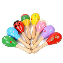 Load image into Gallery viewer, Wooden Handle Egg model Rattle. 1 pcs- Big Size