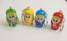 Load image into Gallery viewer, Wooden Doll Keyrings & Keychains for Home.