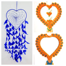 Load image into Gallery viewer, Heart Shape Ring craftwork/Metal Rings for Dream Catchers/Steel Ring for Crafts