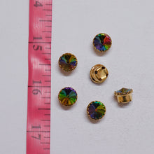 Load image into Gallery viewer, Round Shape Crystal Stone/Kundan 8mm (5 Piece)