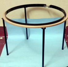 Load image into Gallery viewer, Aari Stand Iron & Wood Frame Work Tools