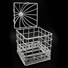 Load image into Gallery viewer, Bird Metal Cage (Set 3pcs) Square Plane With Wall Hanging