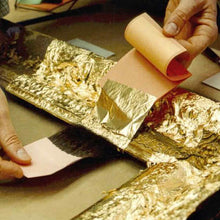Load image into Gallery viewer, Gilding Gold Foil Paper (Pack of 25 Sheets) (3x3 Inch)