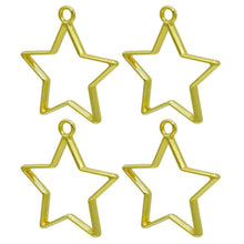 Load image into Gallery viewer, Pendant Earrings For Resin Art Star Shape Bezels Pack of 4