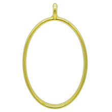 Load image into Gallery viewer, Pendant Earrings For Resin Art Oval Shape Bezels Pack of 4