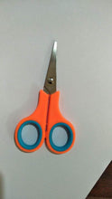 Load image into Gallery viewer, Sharp Stainless Steel Stationery Scissor Pack Of 1 (Color May Vary) Fabric Glue & Adhesives