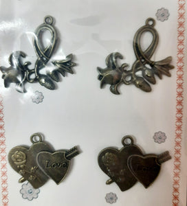 Metal Charms for Craft Work (Small)