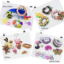 Load image into Gallery viewer, Rainbow Color DIY Loom Band Kit (Apple Shape)