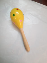 Load image into Gallery viewer, Wooden Handle Egg model Rattle. 1 pcs- Big Size