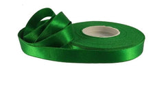 Load image into Gallery viewer, Satin Ribbon 1Inches Width Used In Gift Packaging Decorations Art & Carft Dresses D Green Embroidery