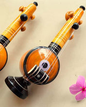 Load image into Gallery viewer, Wooden Veena Handicrafts Home Decor Miniature Musical Instruments showpieces