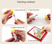 Load image into Gallery viewer, Magic Water Color Book , Set of 1 Book and 1 Pen