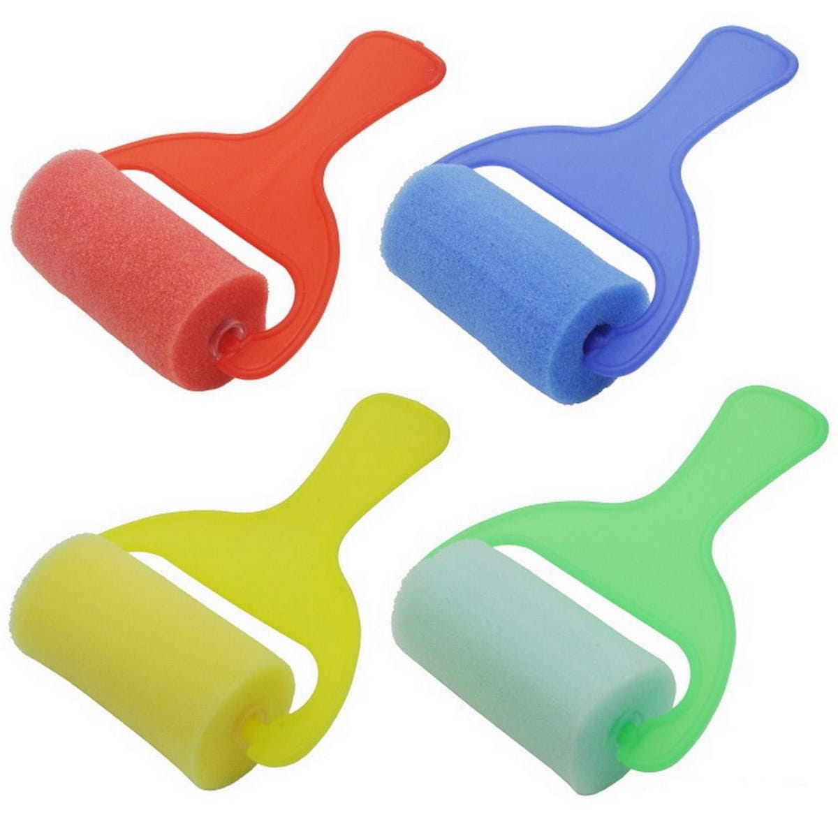Sponge Paint Roller Brush For Kids Painting Pack of 4 – Eshwarshop