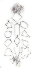 Load image into Gallery viewer, Silver Metal Jewelry Mould for Resin Set of 12 Piece