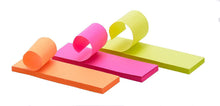 Load image into Gallery viewer, Removable Self Adhesive Notes 3 Pad Of 40 Prompt Each (25Mm X 76Mm*120 Sheets) Colors (Green Yellow