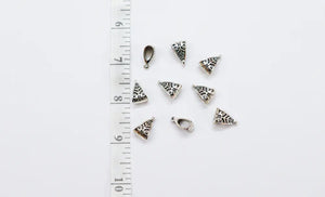 Antique Silver Bails (BAIL 03)-pack of 10
