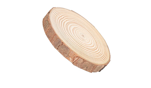 Round Shape Wooden Slice For DIY Crafting - 7-8x1cm