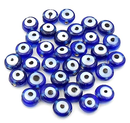 Dark Blue Evil Eye Beads / Nazar thod for Bracelet