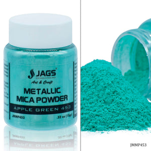 Metallic Mica Powder 15Gms Apple Green
