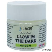 Load image into Gallery viewer, Glow In The Dark Powder  25gsm - GREEN
