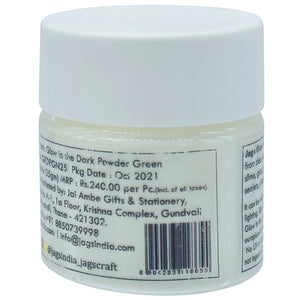 Glow In The Dark Powder  25gsm - GREEN