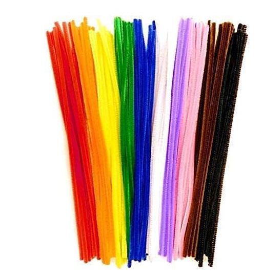 Pipe Cleaners- Mixed colour -100 pcs in a pack