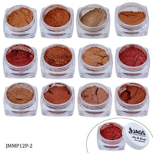 Mica Powder Copper Shade 12 Pcs Set (12Gms)