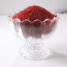 Load image into Gallery viewer, Sugar Glass Beads RED  - 20Grams
