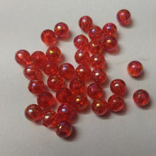 Load image into Gallery viewer, Transparent Beads- 6mm Red
