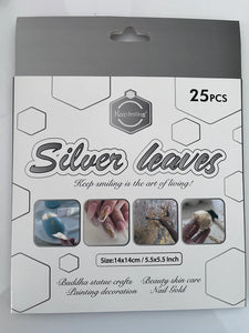 Silver Leaves- 25pcs (Copy)