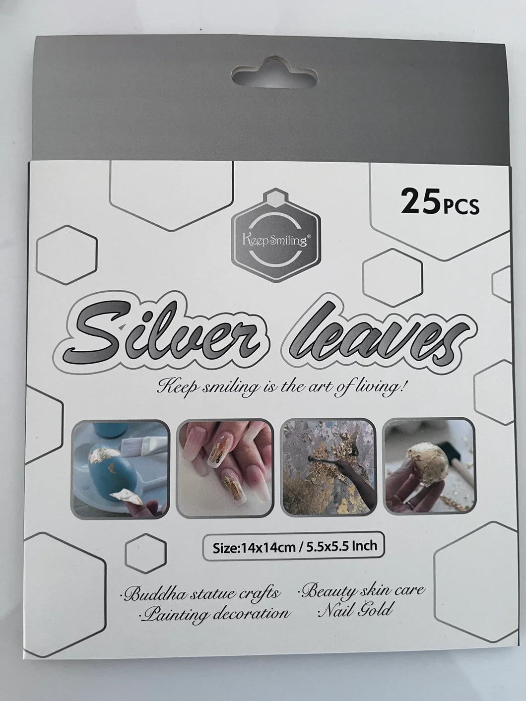 Silver Leaves- 25pcs (Copy)