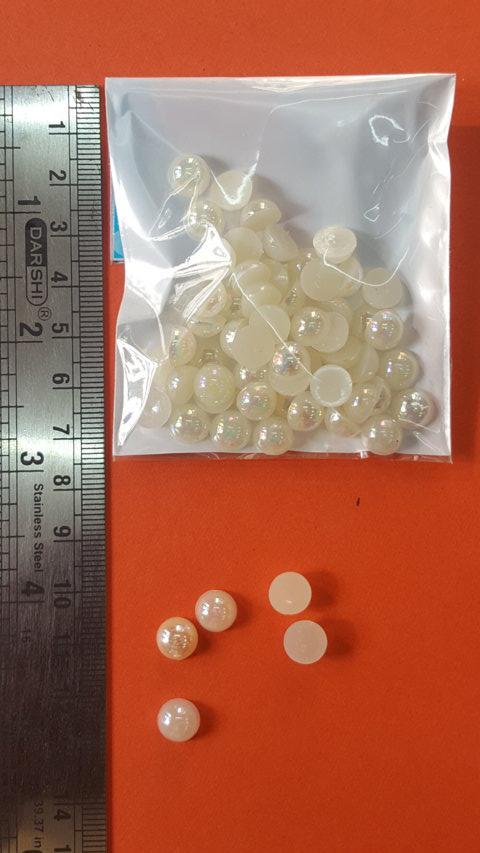 Half Cut Pearl Beads ROUND 8 mm Code No; 03
