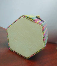 Load image into Gallery viewer, Wooden Bamboo Hexagon Shape Box for Home.
