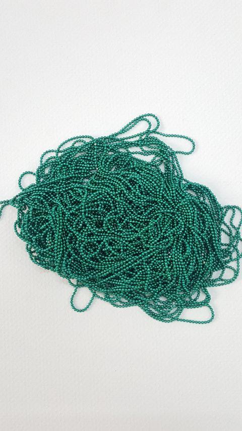 0 Size Ball Chain Dark Green