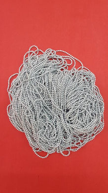 0 Size Ball Chain Silver