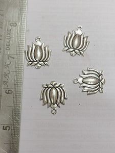Silver Lotus Charms C9