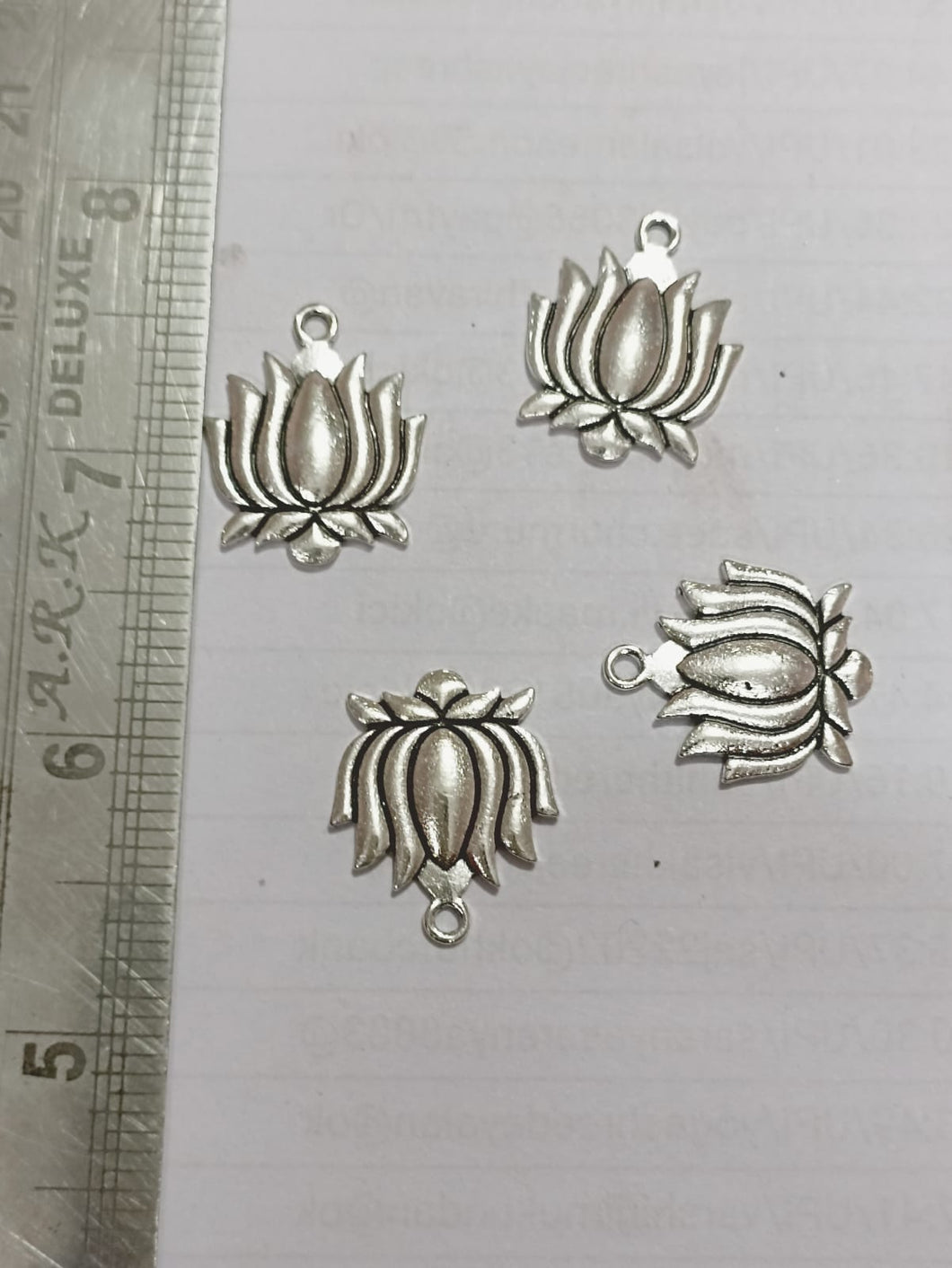Silver Lotus Charms C9