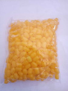 Tube Beads For Craft Work Yellow