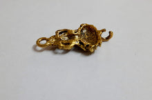 Load image into Gallery viewer, Antique Metal Gold Lakshmi Charms / Connectors with Hook Opened. AL52
