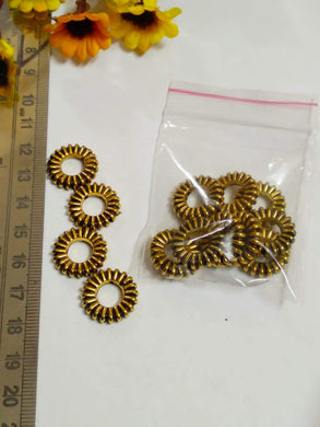 Antique Gold Beads Ccb 15