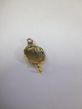 Load image into Gallery viewer, Antique Metal Gold Face Charms / Connectors with Hook Opened.AL-56
