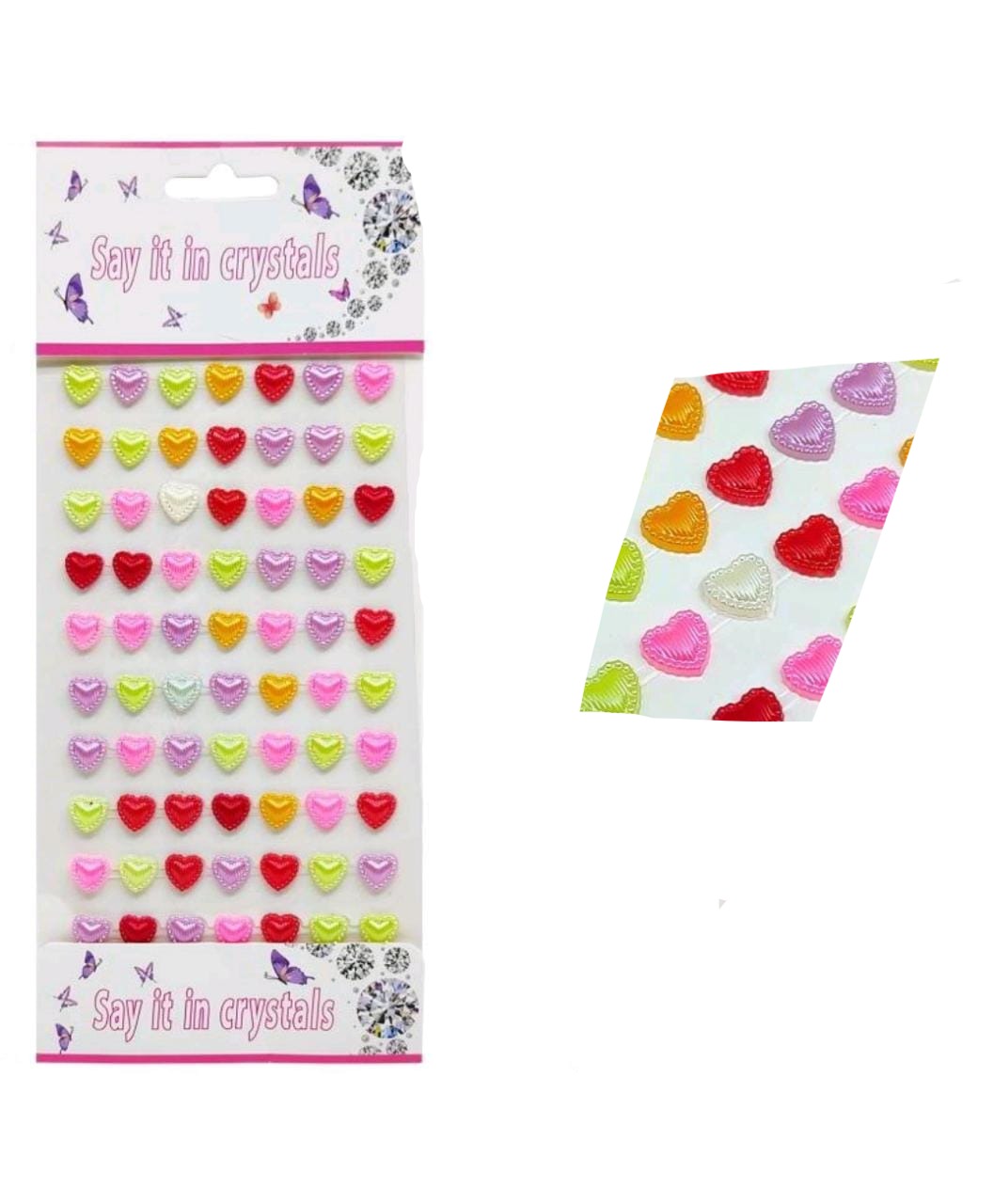 Heart Stickers Sheets