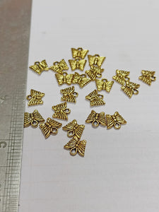 Antique Gold Butterfly Charms C17