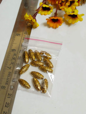 Antique Gold Beads Ccb 19